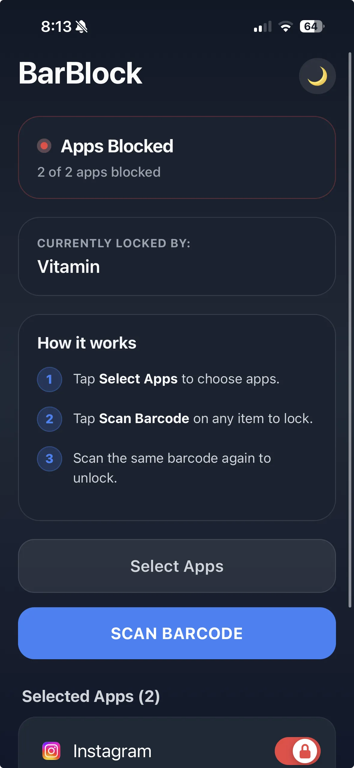 BarBlock iPhone App Screenshot